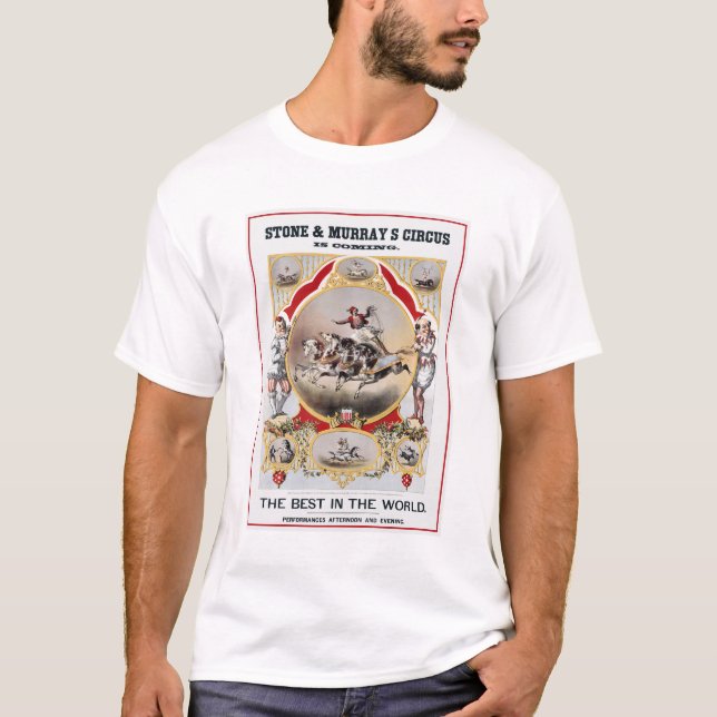 Stone & Murray's Circus, Circa 1870. T-Shirt (Front)