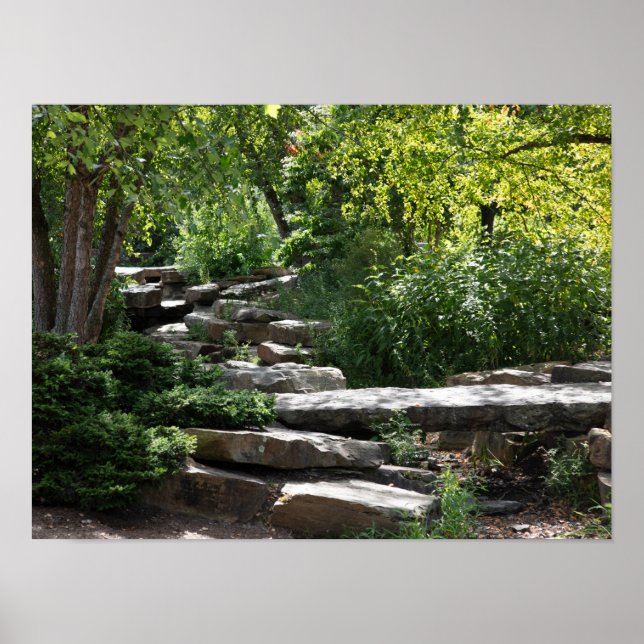 Stone Pathway in Nature Poster (Front)
