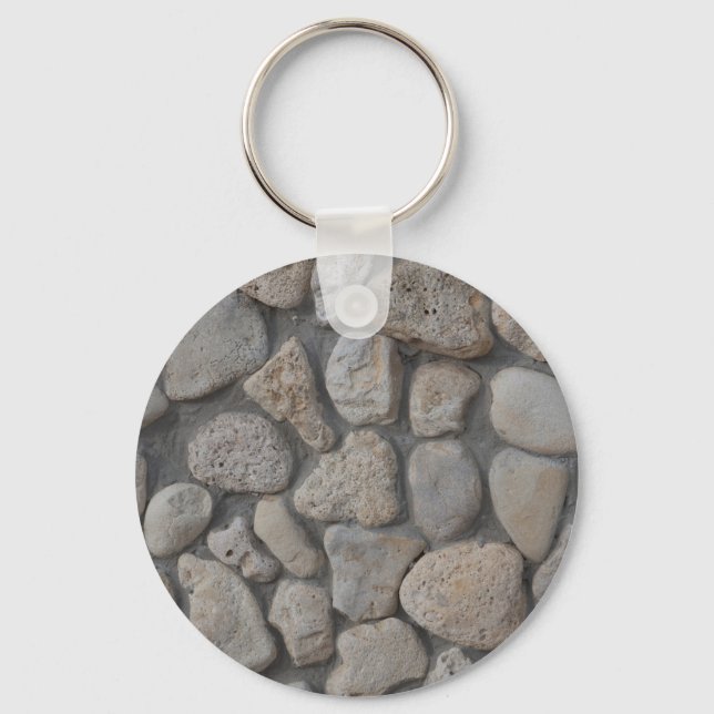 Stone pattern keychain (Front)