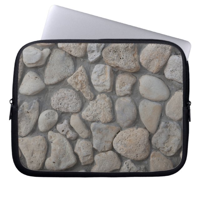 Stone pattern laptop sleeve (Front)