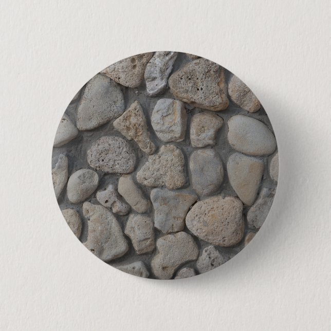 Stone pattern pinback button (Front)
