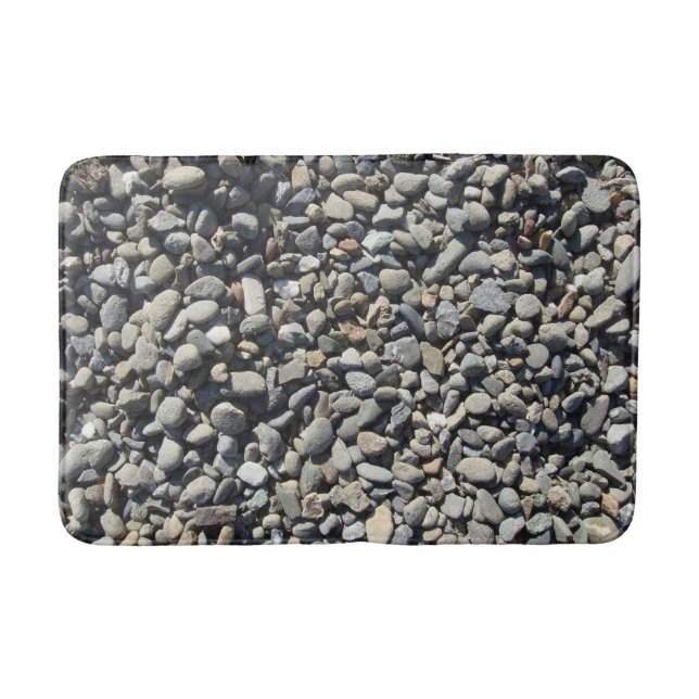 Stone - Pea gravel Basalt Bath Mat (Front)