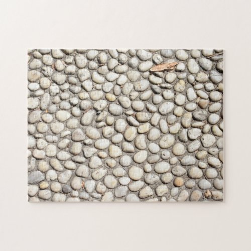 Stone Pebble Pathway Walkway Sidewalk Rocks Jigsaw Puzzle