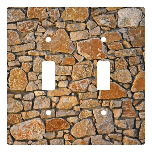 Stone / Rock Wall Light Switch Cover (Front)