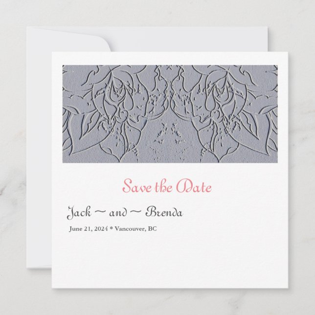 Stone Rose Save The Date (Front)