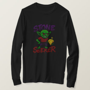 Stone Seeker – Fantasy Goblin BLACK ONLY T-Shirt