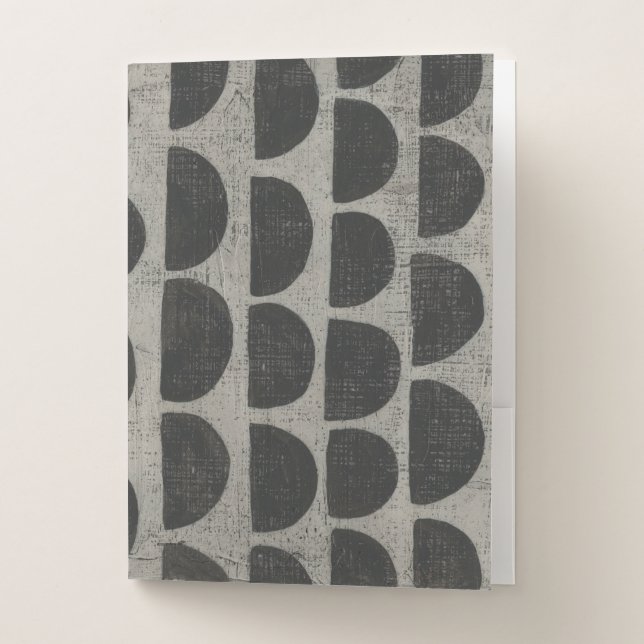 Stone - Semicircles Pocket Folder (Front)