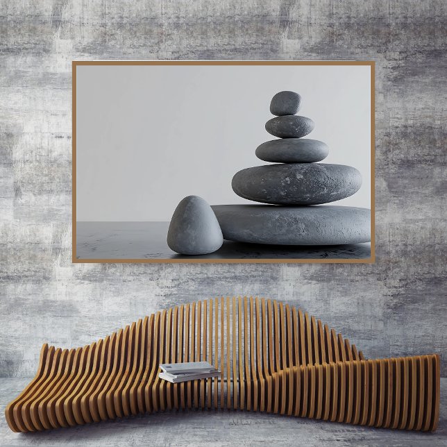 Stone Serenity Faux Canvas Print (Creator Uploaded)