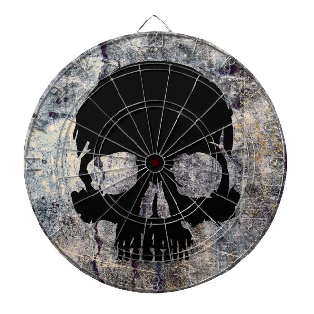 Stone skull dart board (Front)