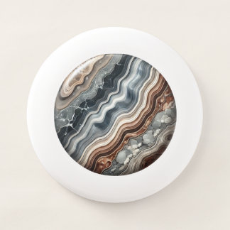 Stone-Style Frisbee - Rustic Design for Outdoor Ad
