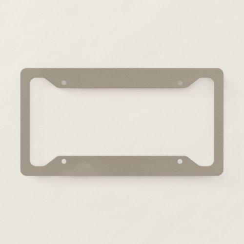 Stone Terrace Solid Color License Plate Frame