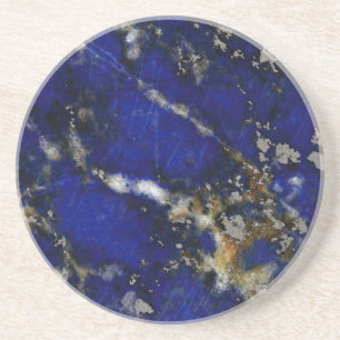 Stone texture: Lapis lazuli Drink Coaster