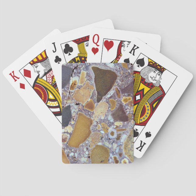 Stone texture: Laterite Poker Cards (Back)