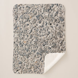 Stone Texture Sherpa Blanket