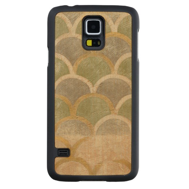 Stone Tile Design by Chariklia Zarris Carved Maple Galaxy S5 Case (Back)