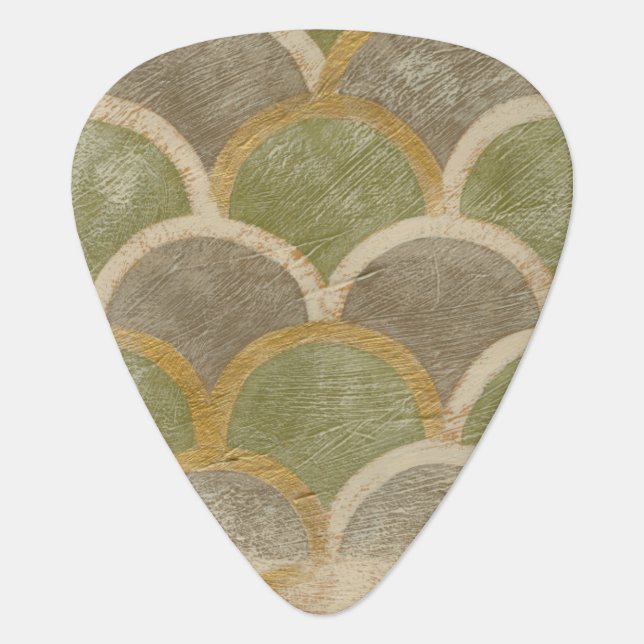 Stone Tile Design by Chariklia Zarris Guitar Pick (Front)
