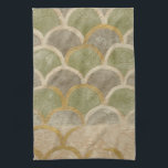 Stone Tile Design by Chariklia Zarris Kitchen Towel<br><div class="desc">What looks like a painting of your favorite cobblestone street is really a stone tile design created by Chariklia Zarris. The muted earth tones of the stone tile design beg you to stare at them and contemplate the mysteries of the world. Or at least they'll beg the person you buy...</div>