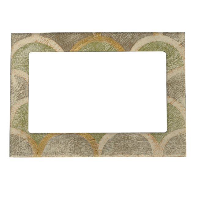 Stone Tile Design by Chariklia Zarris Magnetic Picture Frame (Front)
