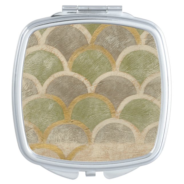 Stone Tile Design by Chariklia Zarris Makeup Mirror (Front)