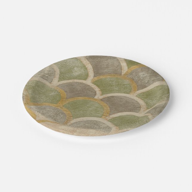 Stone Tile Design by Chariklia Zarris Paper Plates (Angled)
