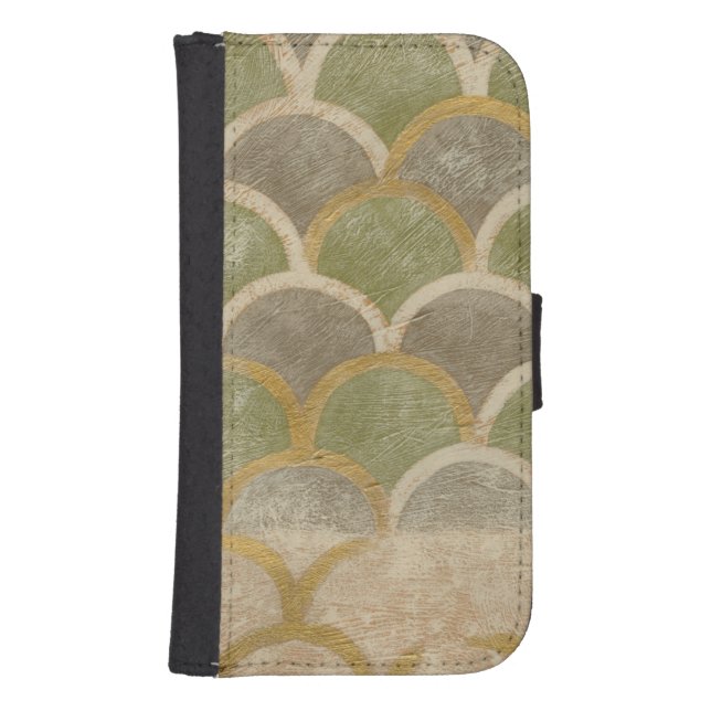 Stone Tile Design by Chariklia Zarris Samsung Galaxy Wallet Case (Front)