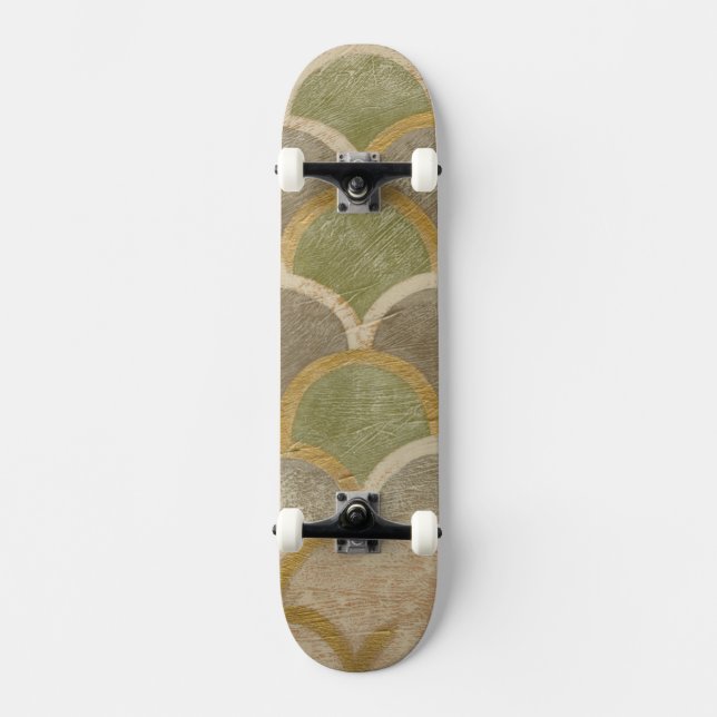 Stone Tile Design by Chariklia Zarris Skateboard Deck (Front)