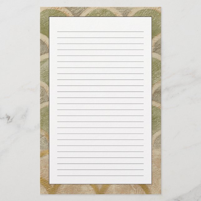 Stone Tile Design by Chariklia Zarris Stationery (Front)