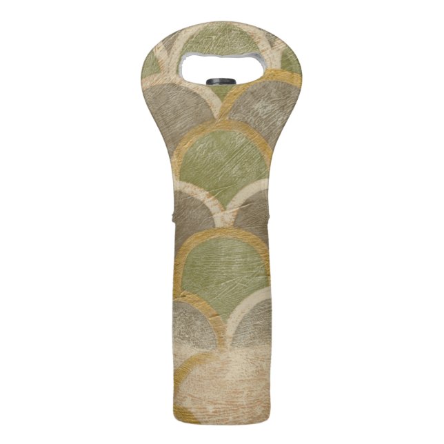 Stone Tile Design by Chariklia Zarris Wine Bag (Back)