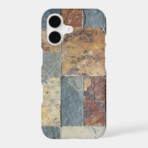 Stone Tile Pattern iPhone 17 Case