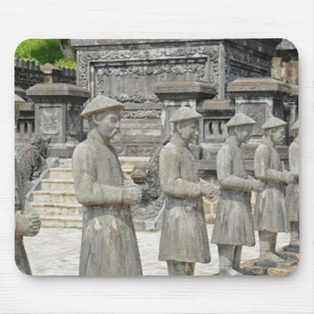 Stone Tomb Statues Mouse Pad (Front)