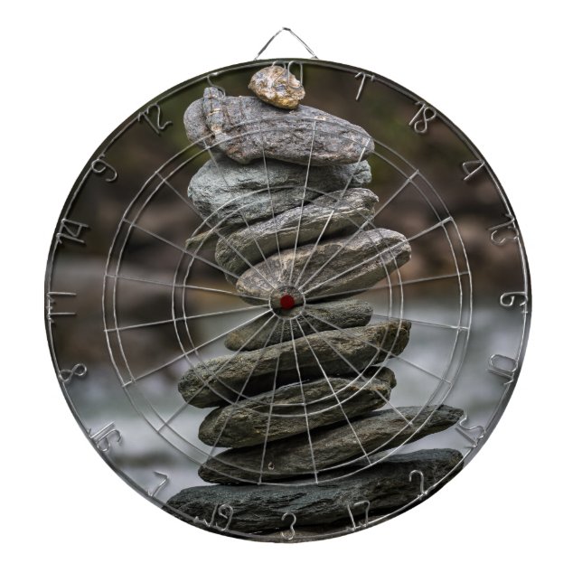 Stone Tower Meditation Dart Board (Front)