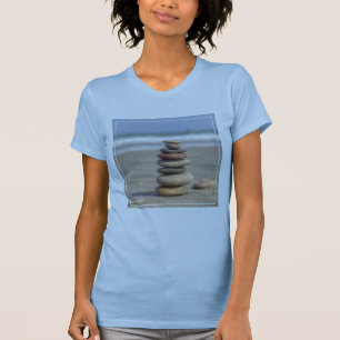 Stone Tower On Beach T-Shirt