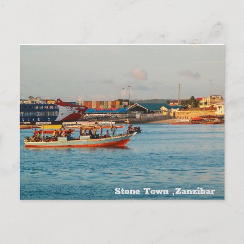 Stone Town  Zanzibar Africa Postcard