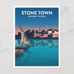 Stone Town, Zanzibar Tanzania Keepsake Postcard