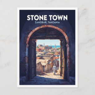 Stone Town, Zanzibar Tanzania Souvenir Postcard