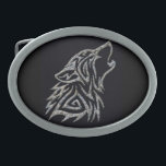 Stone tribal wolf belt buckle<br><div class="desc">A belt buckle to pay tribute to all the wild creatures out there... .</div>