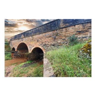 Stone Triple Arched Bridge Photo Print