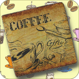 Stone TRIVET for Coffee Lovers - Coffee Time