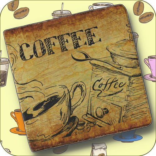 Stone TRIVET for Coffee Lovers _ Coffee Time