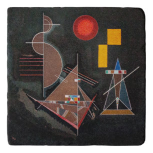 Stone TRIVET - "Leicht im Schwer" - W. Kandinsky