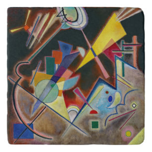 Stone TRIVET - "Tiefes Braun" - Kandinsky
