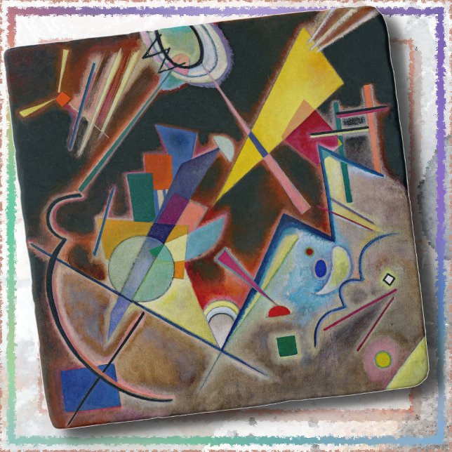 Stone TRIVET - "Tiefes Braun" - Kandinsky (Creator Uploaded)