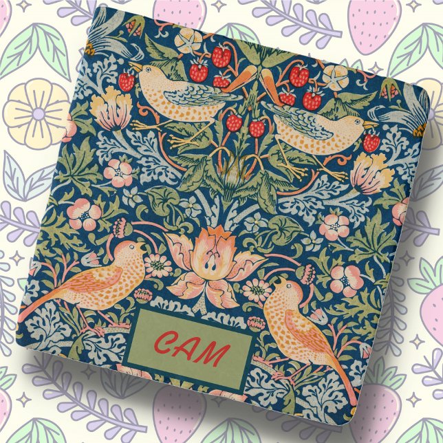 Stone TRIVET - William Morris - Strawberry Thief (Creator Uploaded)