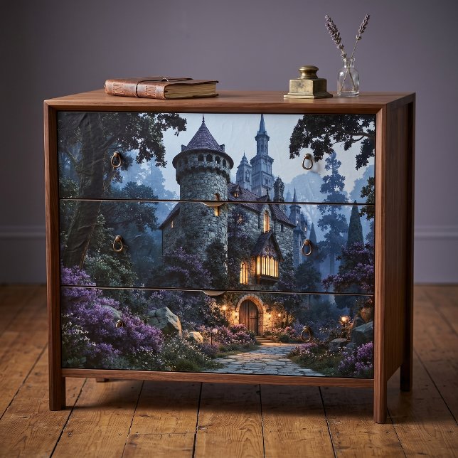 Stone Turret Fantasy Castle Decoupage Tissue Paper (Creator Uploaded)