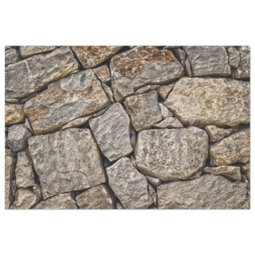 Stone Wall 2 Background 20x30 Decoupage Tissue Tissue Paper