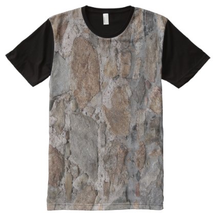 Stone wall All-Over-Print shirt