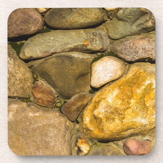 Stone Wall Beverage Coaster (Front)