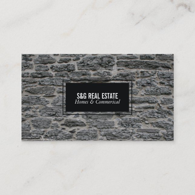 Stone Wall Business Card (Front)