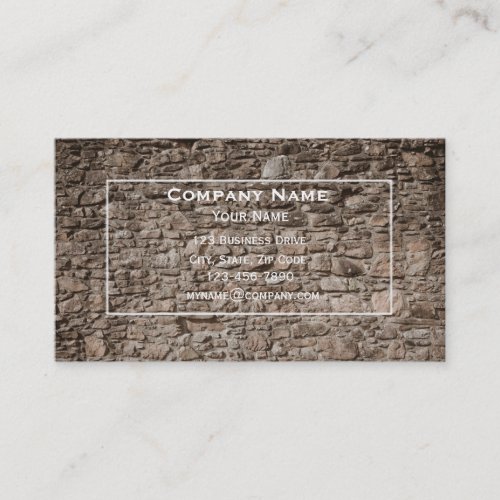 Stone Wall Business Card