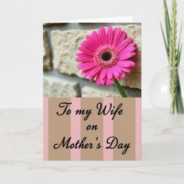 Stone Wall Mothers Day Card (Front)